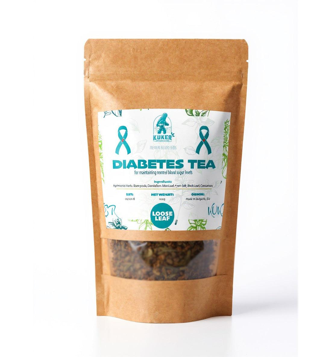 KUKER® Diabetics Tea 100g | Loose Leaf