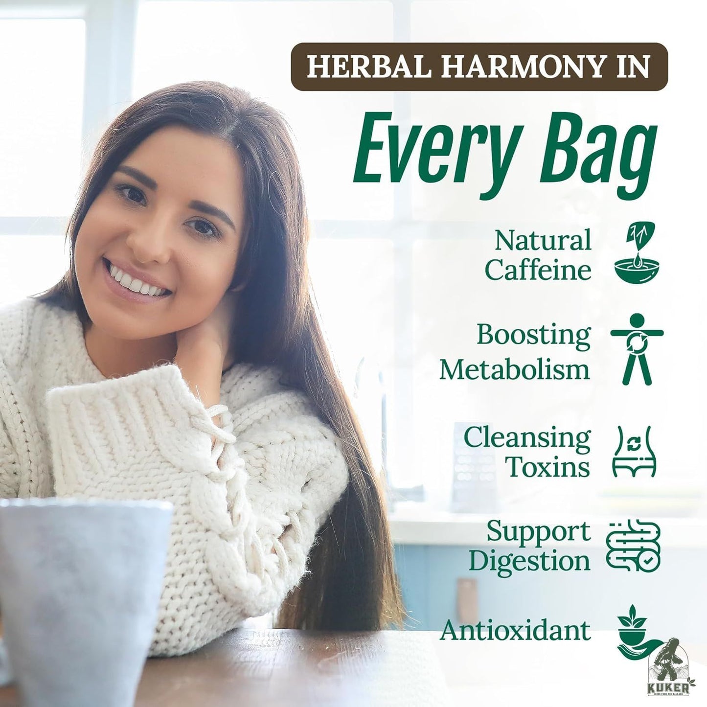 KUKER® Detox Tea 20 Tea Bags | 40g - Kuker Shop