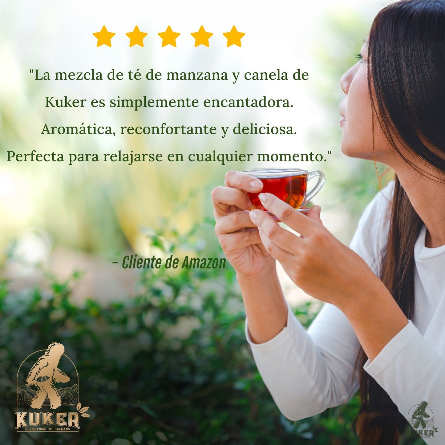 KUKER® Apple Cinnamon Tea 20 Bags | 40g - Kuker Shop