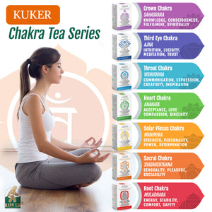 Sacral Chakra Tea 30g | Svadhishtana Balance Yoga Tea | 20 Biodegradable Bags