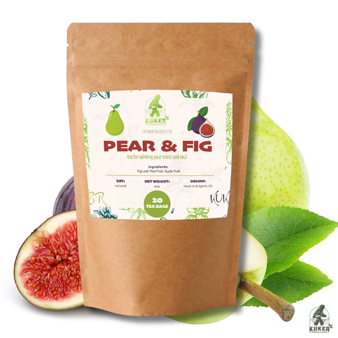 KUKER® Pear & Fig Tea 20 Bags | 40g - Kuker Shop
