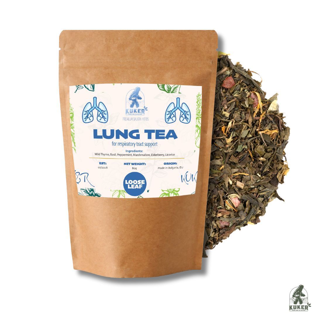 Lung Tea 80g | Respiratory Tea Blend Loose Leaf Mix - Kuker Shop