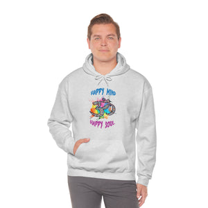 Happy Mind Happy Soul Unisex Heavy Blend™ Hooded Sweatshirt