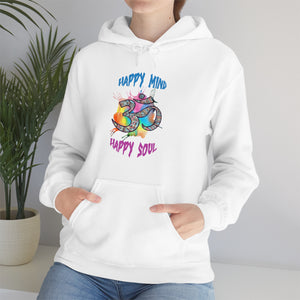 Happy Mind Happy Soul Unisex Heavy Blend™ Hooded Sweatshirt