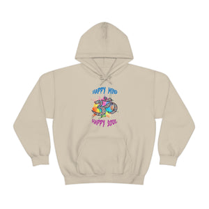 Happy Mind Happy Soul Unisex Heavy Blend™ Hooded Sweatshirt