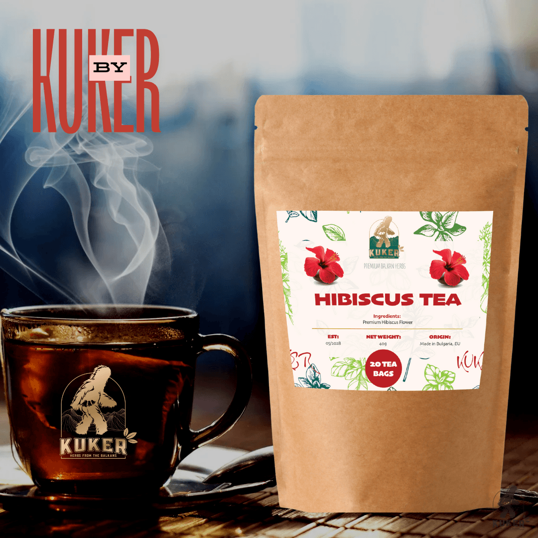 KUKER® Hibiscus Tea 30 Tea Bags | 40g