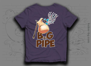 "B(a)G Pipe" Organic Cotton T-shirt with a Bulgarian Bagpipe