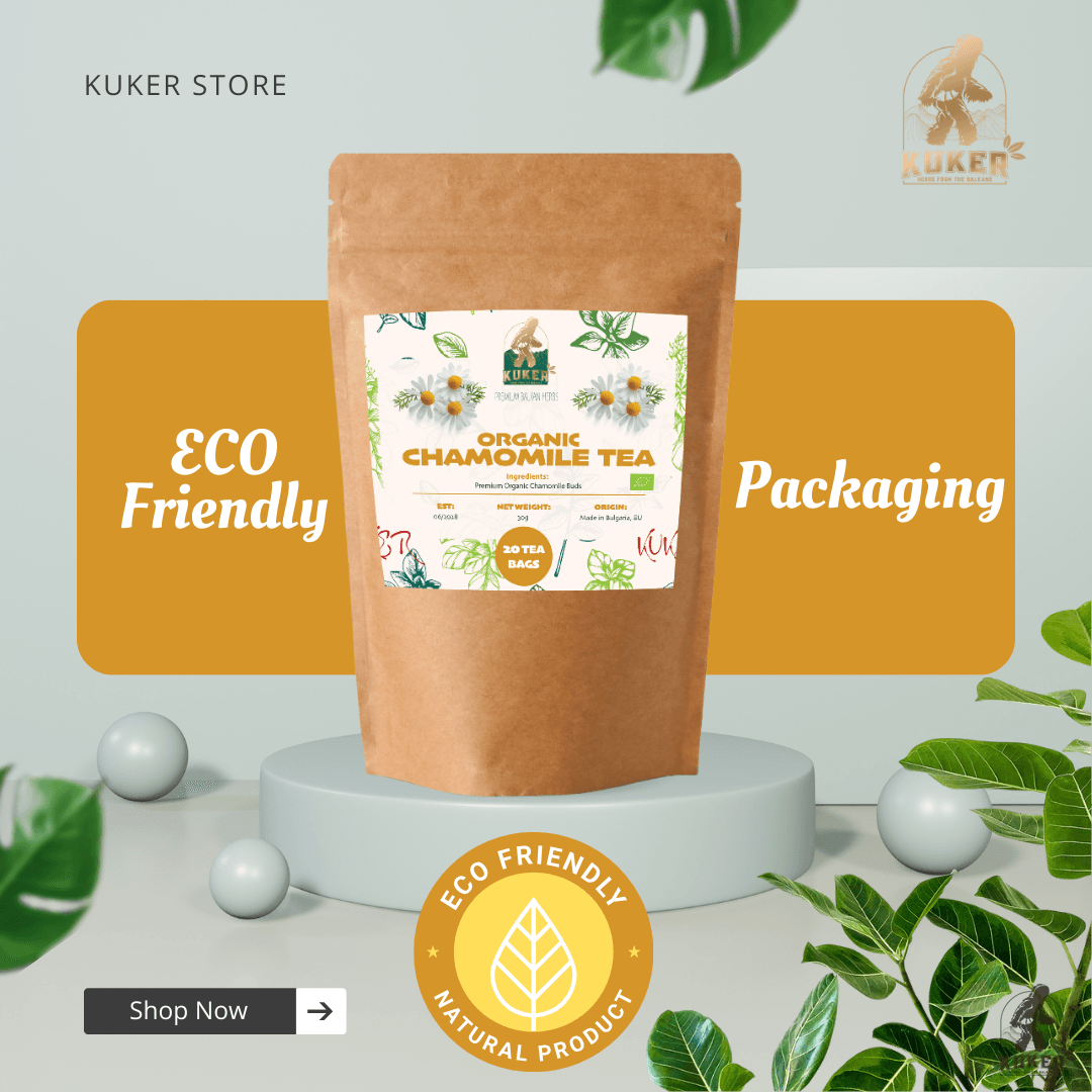 Organic Chamomile Tea 20 Biodegradable Bags | 30g