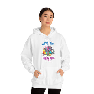 Happy Mind Happy Soul Unisex Heavy Blend™ Hooded Sweatshirt