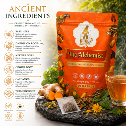 KUKER® Alchemist Tea 30 Tea Bags | Detox Tea