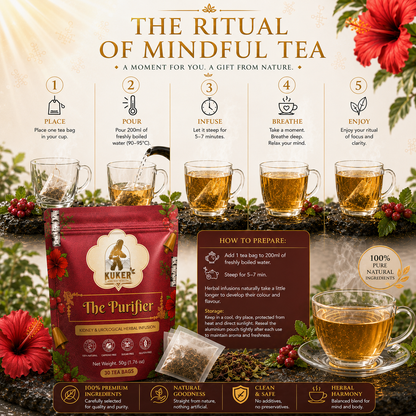 THE PURIFIER Kidney & Urological Tea 30 Tea Bags