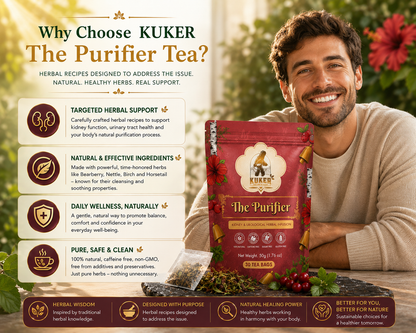 THE PURIFIER Kidney & Urological Tea 30 Tea Bags