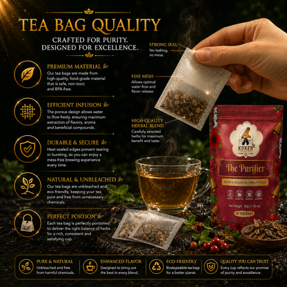 THE PURIFIER Kidney & Urological Tea 30 Tea Bags