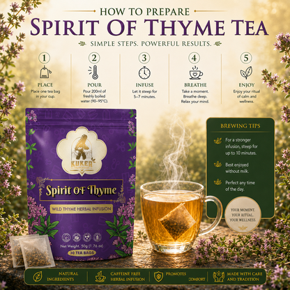 KUKER® Thyme Tea 30 Tea Bags | 50g