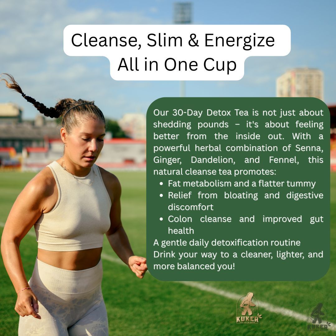 KUKER® Detox Tea 100g Loose Leaf | Weight Loss Tea for Natural Digestion & Cleanse Support