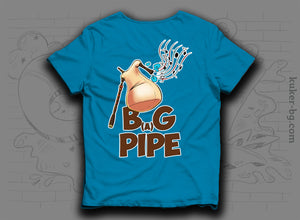 "B(a)G Pipe" Organic Cotton T-shirt with a Bulgarian Bagpipe