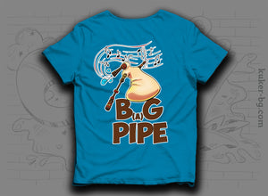 "B(a)G Pipe" Organic Cotton T-shirt with a Bulgarian Bagpipe | 2