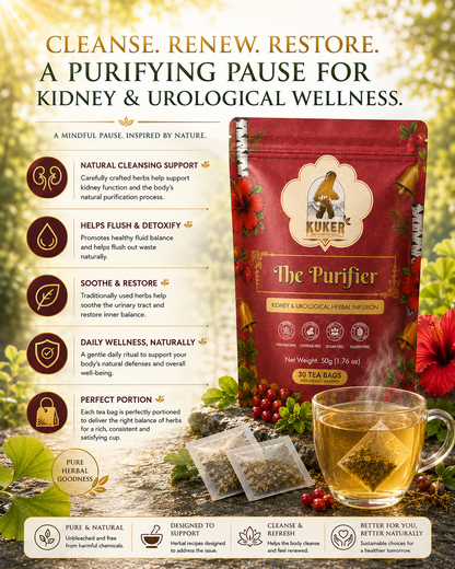 THE PURIFIER Kidney & Urological Tea 30 Tea Bags