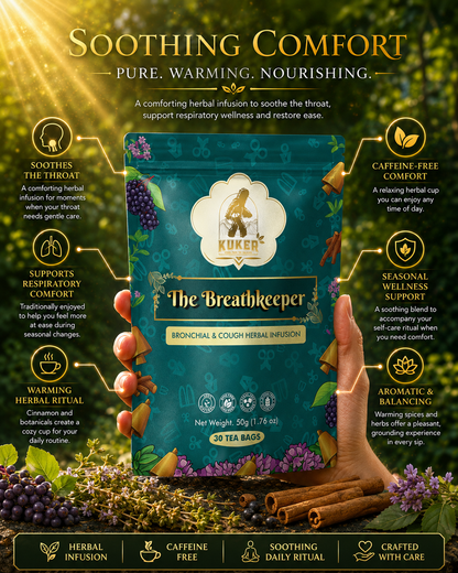 KUKER® Breathkeeper Bronchial Tea 30 Tea Bags | 50g