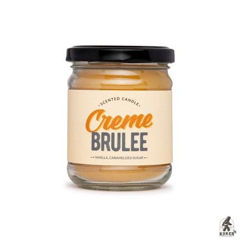 Beeswax Candle "Creme Brûlée"