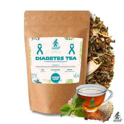 KUKER® Diabetics Tea 100g | Loose Leaf - Kuker Shop