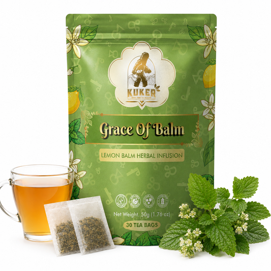 KUKER® Lemon Balm Tea 30 Tea Bags | 50g