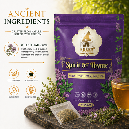 KUKER® Thyme Tea 30 Tea Bags | 50g