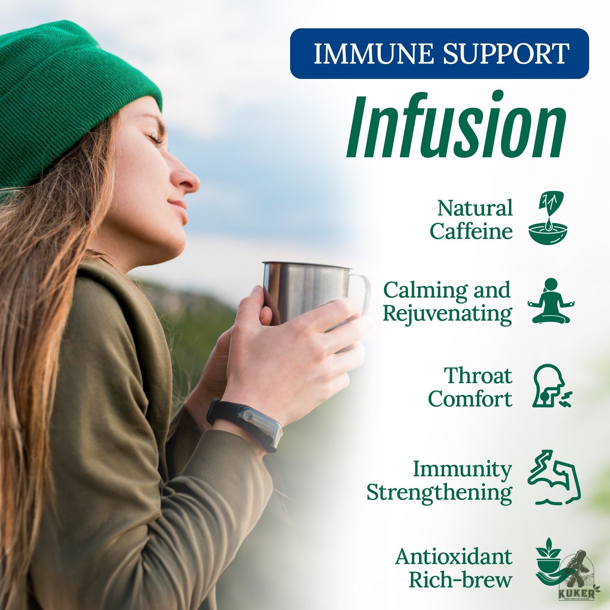 KUKER® Bronchial Tea 20 Tea Bags | 40g - Kuker Shop