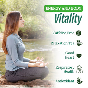 Heart Chakra Tea 30g | Anahata Balance Yoga Tea | 20 Biodegradable Bags
