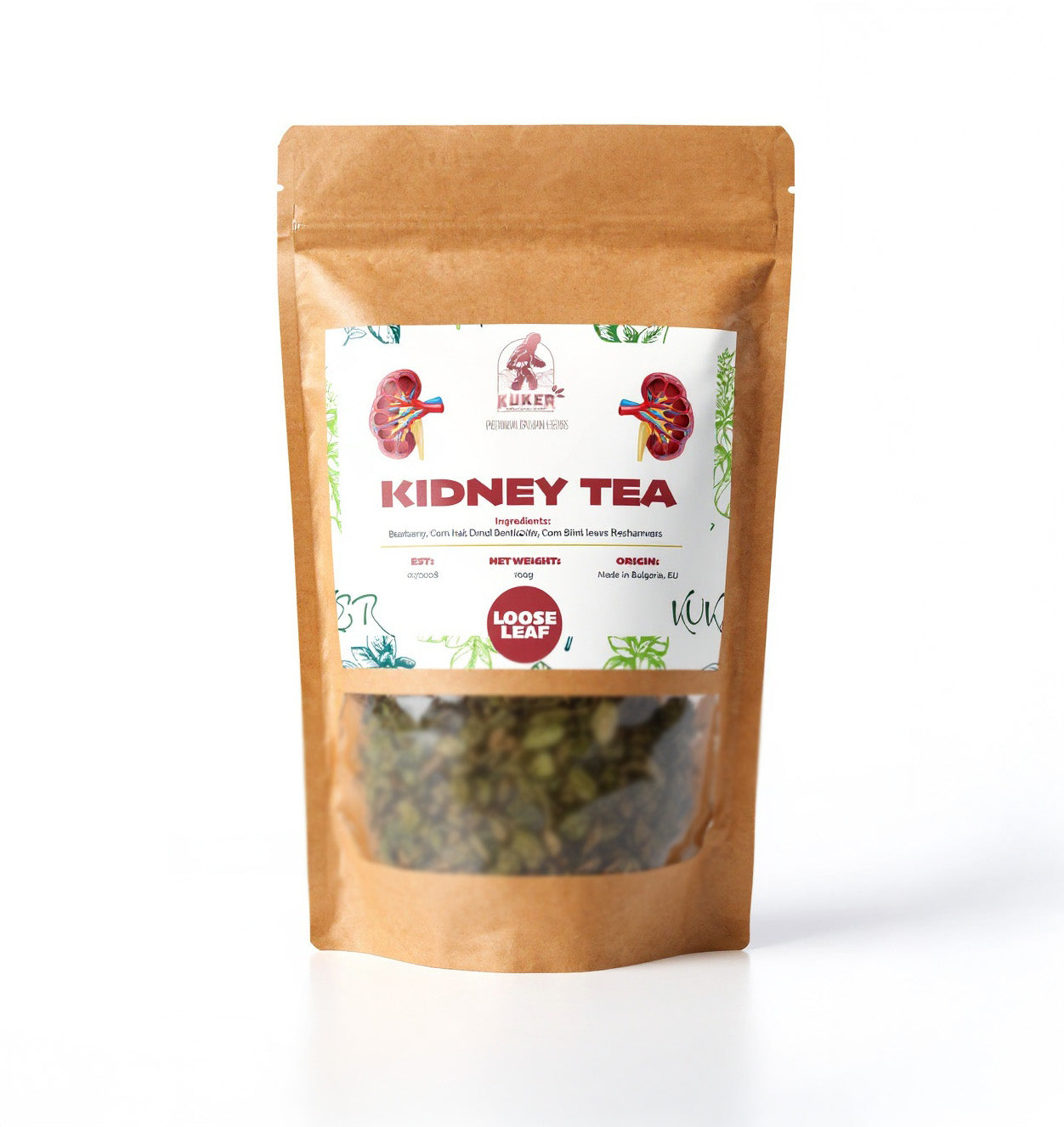 KUKER® Kidney Tea 100g | Urinary Tea