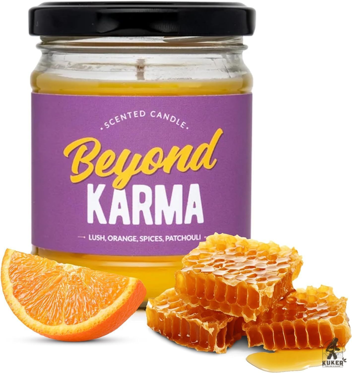 Beeswax Candle "Beyond Karma"