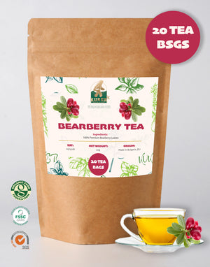 Bearberry Tea 30g | Uva Ursu Kidney Herbal Tea 20 Bags