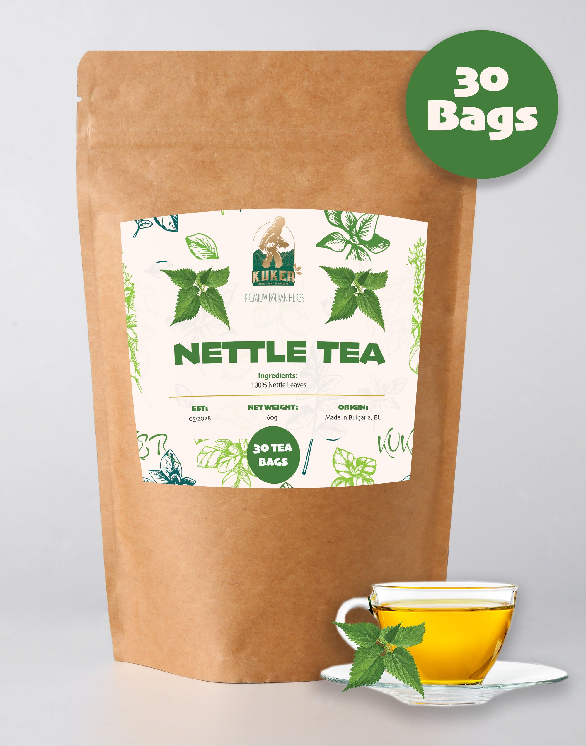 Nettle Tea 30g | Bagged 20 Bags