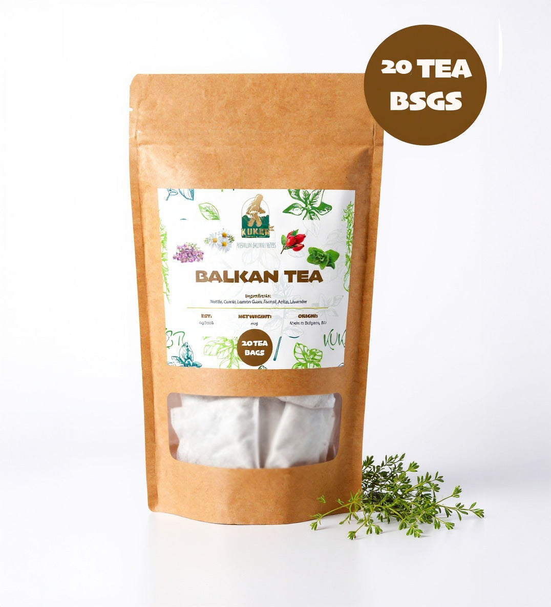 KUKER® Balkan Tea 20 Bags | 40g