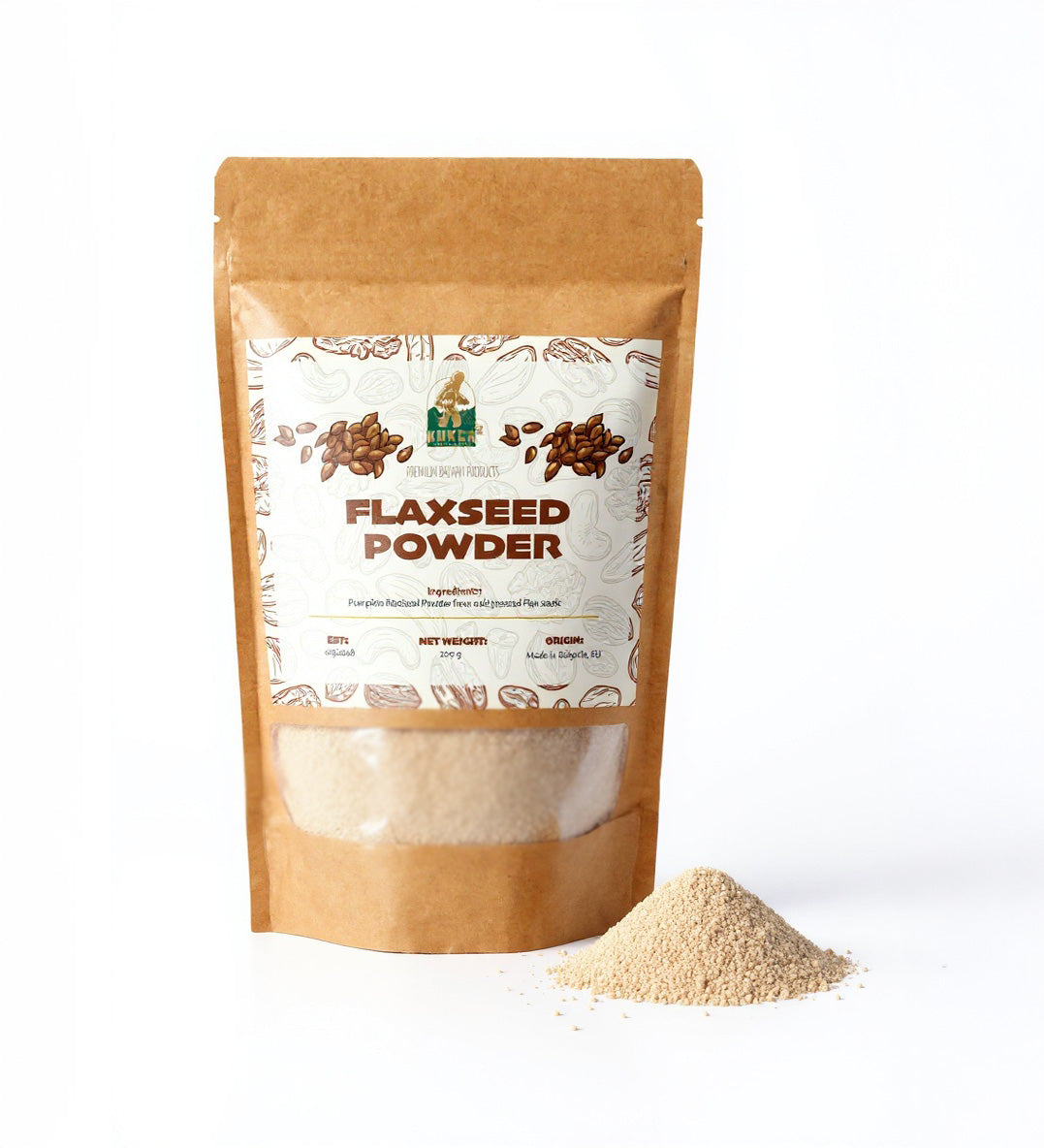 KUKER® Flaxseed Powder | 200g