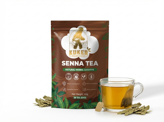 KUKER Senna Tea Bags – Bulgarian herbal senna tea with 30 tea bags