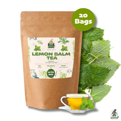 KUKER® Lemon Balm Tea 20 Tea Bags | 30g - Kuker Shop