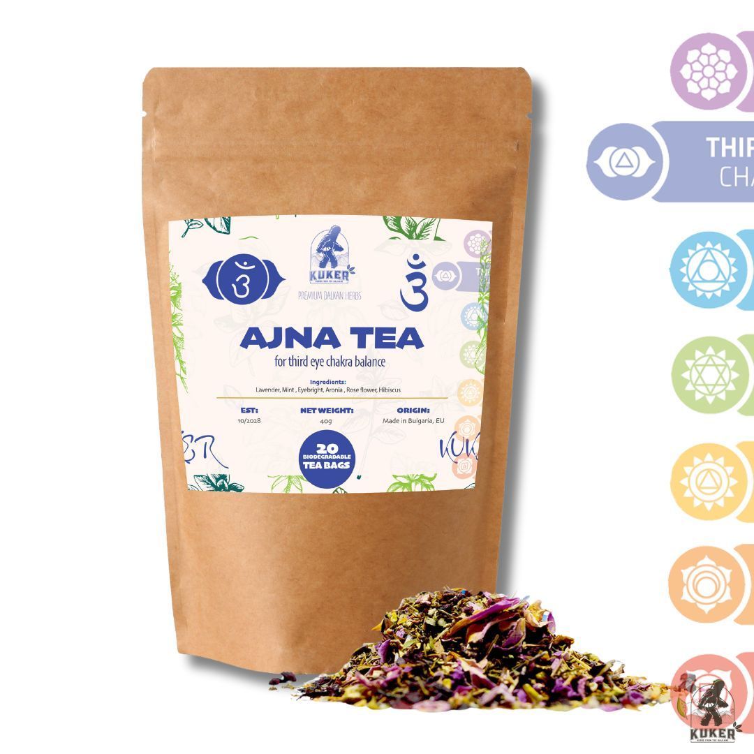 Third Eye Chakra Tea 20 Biodegradable Bags | 30g | Ajna Balance Yoga Tea