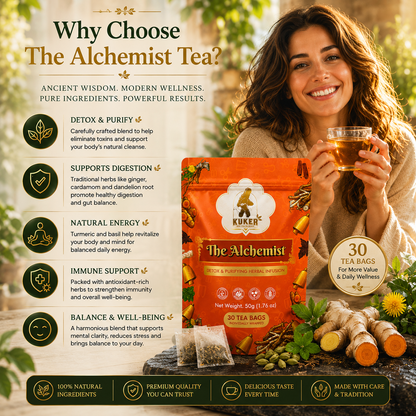 KUKER® Alchemist Tea 30 Tea Bags | Detox Tea