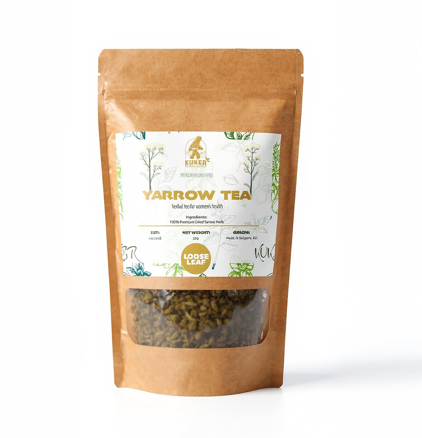 KUKER® Yarrow Tea 100g | Women's Tea