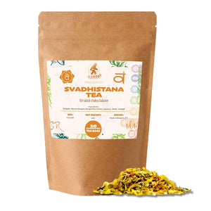 Sacral Chakra Tea 30g | Svadhishtana Balance Yoga Tea | 20 Biodegradable Bags