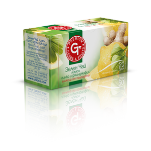 Green Tea with Ginger & Lemon 30g 20 Bags